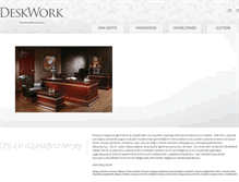 Tablet Screenshot of deskwork.com.tr